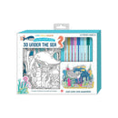 Little Yellow Bicycle Under The Sea 3D Kit*