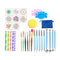 Poppy Crafts Mandala Dotting Tool and Stencil Set 35 Pack