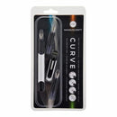 Manuscript Curve Fountain Pen Set W/3 Nibs White