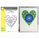 Memory Box - Birch Press Designs Die Layer Sets - Kaleidoscope Heart Layer Set*