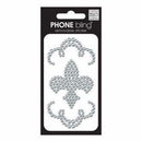 Me & My Big Ideas - Phone Bling Stickers Fleur De Lies Clear