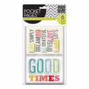 Me & My Big Ideas Me & My Big Ideas Pocket Pages Themed Embellished Cards 6/Pk Gratitude