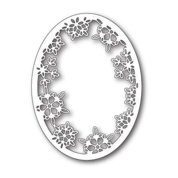 Memory Box Die - Batavia Snowflake Oval