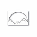 Memory Box Die Design - Snowcapped Mountain Circle