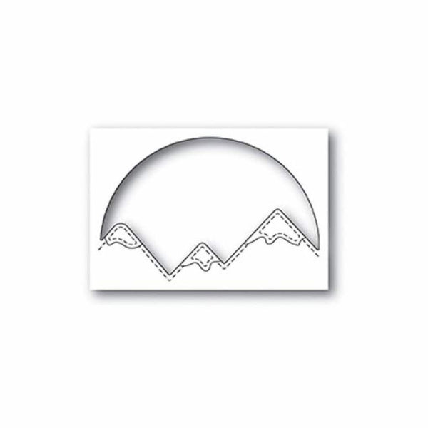 Memory Box Die Design - Snowcapped Mountain Circle
