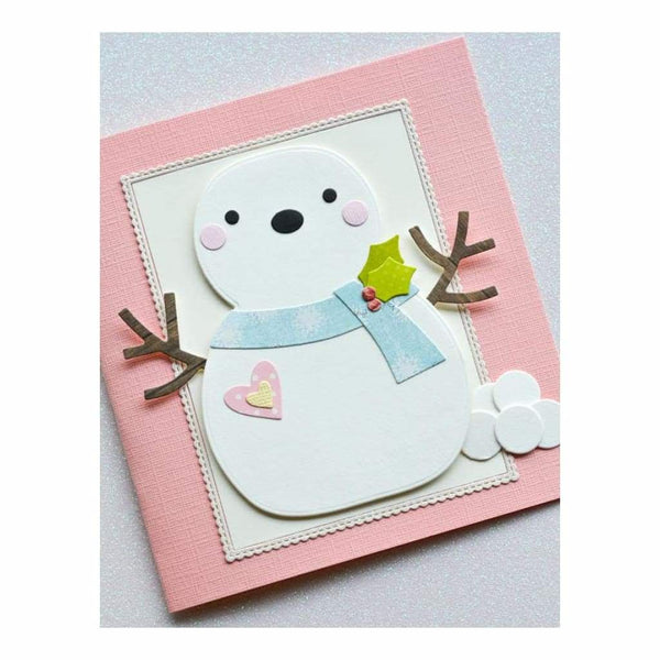 Memory Box Dies - Cheering Snowman*