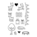 Memory Box Poppystamp Stamp Set -  Fawning Over You