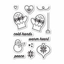 Memorybox - Warm Heart Clear Stamp Set Die