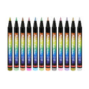 Poppy Crafts Acrylic Paint Markers - Metallic 12 Pack