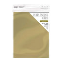 Craft Perfect Pearlescent Cardstock 8.5"X11" 5/Pkg - Majestic Gold