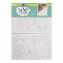 Mill Hill Painted Perforated Paper (2) 5 inch X7 inch (4) 4 inch X5 inch 6/Pk Persian Paisley (14 Count)