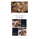 Poppy Crafts Fate Symphony Gold Foil Sticker collection - Vintage Tea*