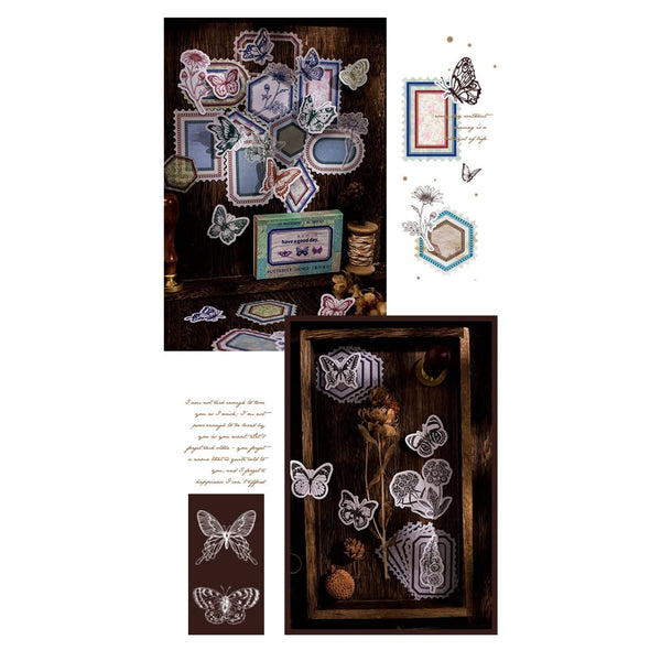 Poppy Crafts Butterfly Dance Collection Washi Stickers No.4*