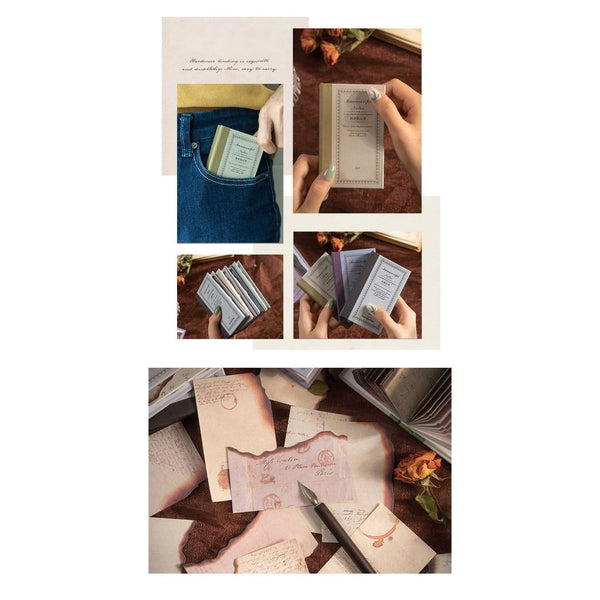 Poppy Crafts Vintage Scrap Paper - Manuscript Notes - Victor Hugo*