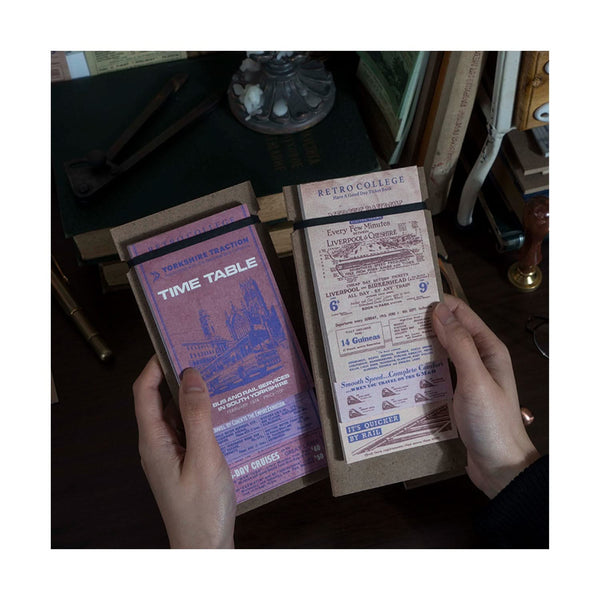Poppy Crafts Retro College Collection - Ticket Collector - Time Table*