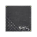 Little Yellow Bicycle - Making Merry Collection - Christmas - 12 x 12 Double Sided Paper - Holiday Joy