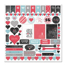 My Mind's Eye - Cupid's Arrow No. 14 12x12 Element Stickers