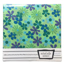 Michael Miller Memories - Daisy Power Turquoise 12x12 fabric paper (pack of 5)