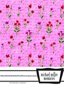 Michael Miller Memories - Half Yard - I Love You Pink