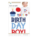 Momenta Iron On Applique Birthday Boy 7 pieces