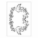 Mpress A4 Embossing Folders - Dove Frame