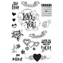 Simple Vintage My Valentine Photopolymer Clear Stamps*