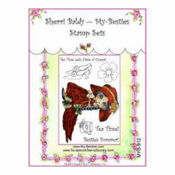 My Besties Clear Stamps Set 4In. X6in.  Tea Time Bestie Forever