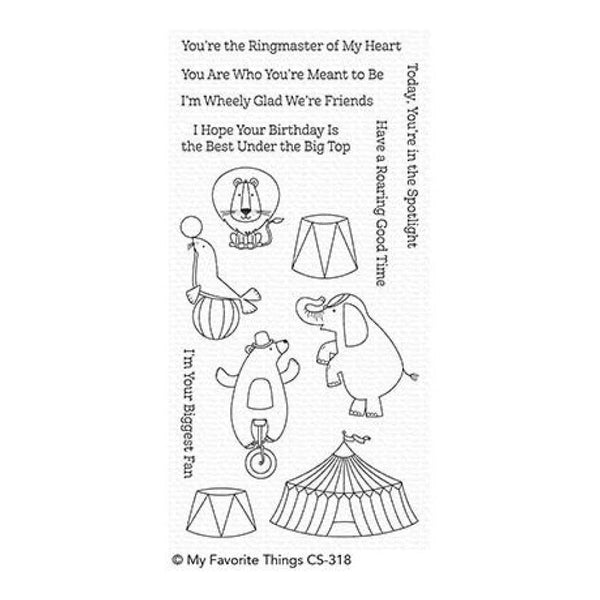 My Favorite Things - The Greatest Show stamp set