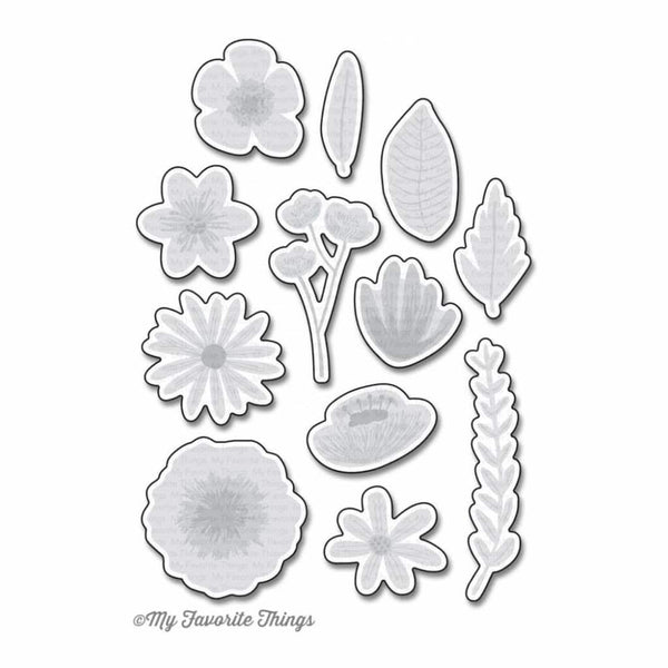 My Favourite Things - Die-namics Rustic Wildflowers