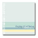 My Minds Eye - Birthday Lay-Over Layout  - 12X12 Inch - Acid Free