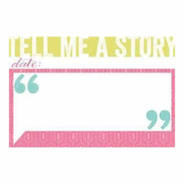 My Mind's Eye - Cut & Paste - Adorbs - Story 4X6 Journal Card