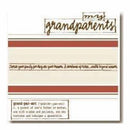 My Minds Eye - Grandparents Lay-Over Layout  - 12X12 Inch - Acid Free