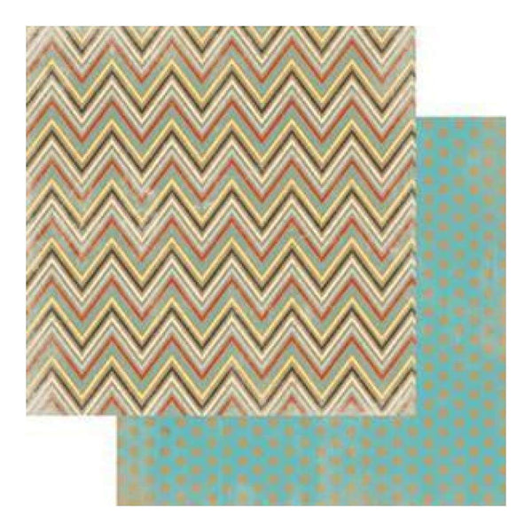 My Mind's Eye - Kraft Funday - Happy Days - Sugar Rush 12X12 Double-Sided Kraft