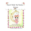 Sherri Baldy My-Besties Clear Rubber Stamp - Moonlite Matilda*