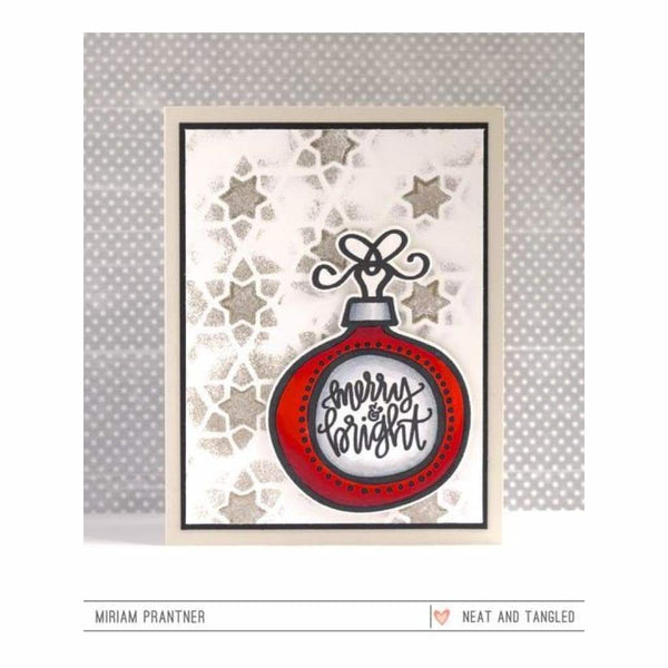 Neat & Tangled Die Merry & Bright Ornaments