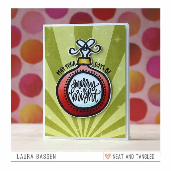 Neat & Tangled Die Merry & Bright Ornaments