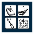 New Years Zipper Pulls 4 Pack
