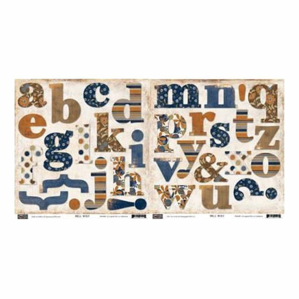 Paper Loft - Well Worn Die Cut Monograms