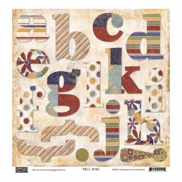 Paper Loft - Well Worn Die Cut Monograms