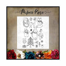 Paper Rose Studio - Cozy Winter Clear Stamp Set