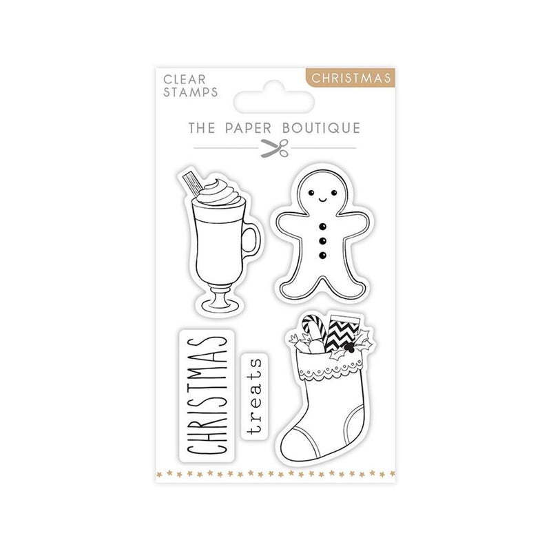 The Paper Boutique A6 Clear Stamp Set - Christmas Treats*