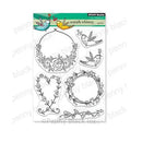 Penny Black Clear Stamps - Wreath Whimsy 5in x 6.5in