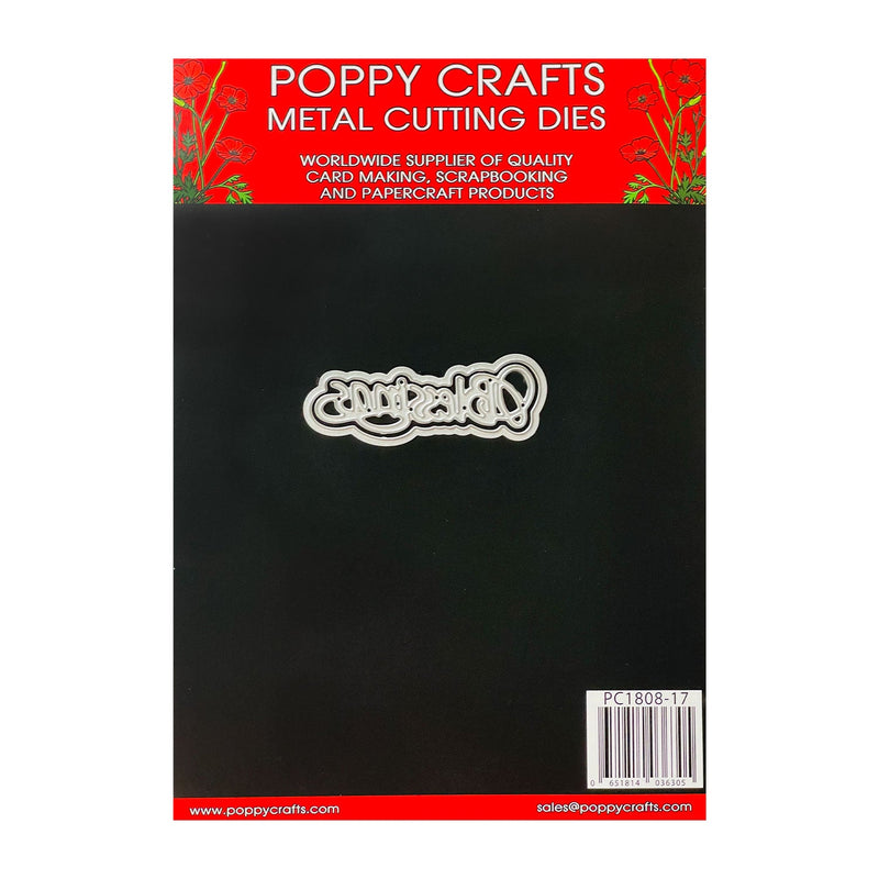 Poppy Crafts Metal Cutting Dies - Blessmas*