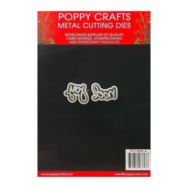 Poppy Crafts Metal Cutting Dies - Noel & Joy*