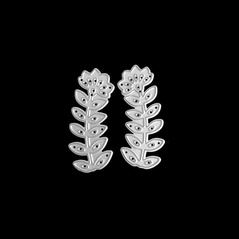 Poppy Crafts Dies - Set of 2 Leaves Die Design (2 Dies)