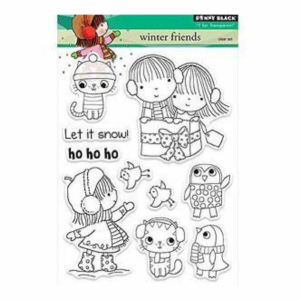 Penny Black Clear Stamp - Winter Friends