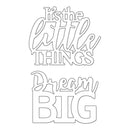 Penny Black Creative Dies - Dream Big, 2.4X3.7