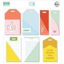 Pinkfresh Studio - Super Cool Journaling Pockets 7 pack with Stitched Accents*