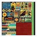 Photo Freedom - Graphic45 Transatlantique - 12X12 Element Stickers