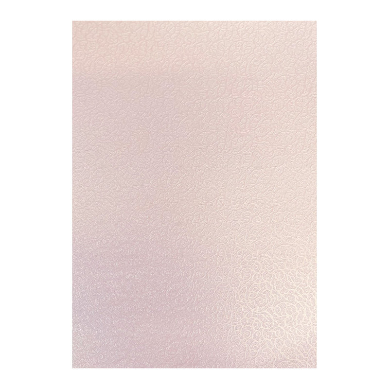 Poppy Crafts A4 Premium Textured Cardstock 10 pack - Pink Shine